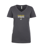 Trumbull HS Soccer Strong - Womens Vneck
