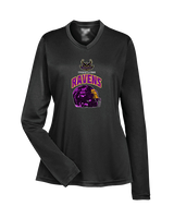 Tucson Ravens Football Helmet - Womens Performance Longsleeve