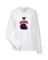 Tucson Ravens Football Helmet - Womens Performance Longsleeve