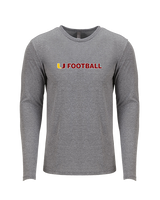 Tulare Union HS Football - Tri-Blend Long Sleeve