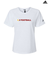 Tulare Union HS Football - Womens Adidas Performance Shirt