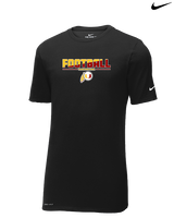 Tulare Union HS Football Cut - Mens Nike Cotton Poly Tee