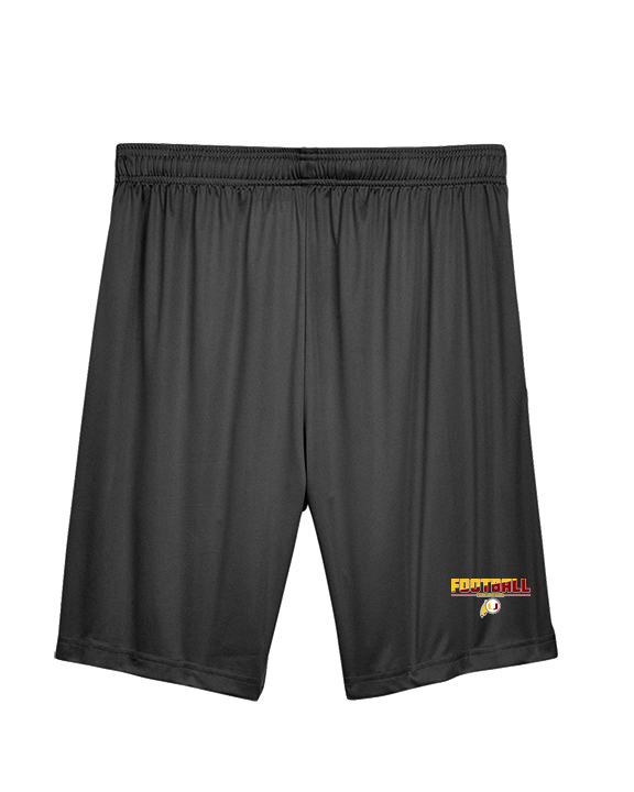 Tulare Union HS Football Cut - Mens Training Shorts with Pockets