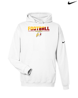 Tulare Union HS Football Cut - Nike Club Fleece Hoodie