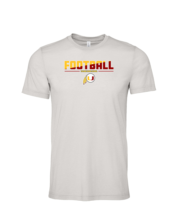 Tulare Union HS Football Cut - Tri-Blend Shirt