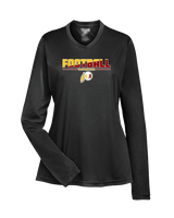 Tulare Union HS Football Cut - Womens Performance Longsleeve