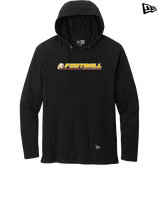 Tulare Union HS Football Line - New Era Tri-Blend Hoodie