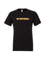 Tulare Union HS Football Line - Tri-Blend Shirt