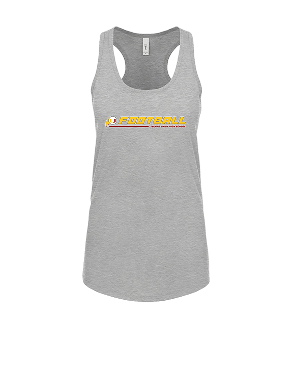 Tulare Union HS Football Line - Womens Tank Top