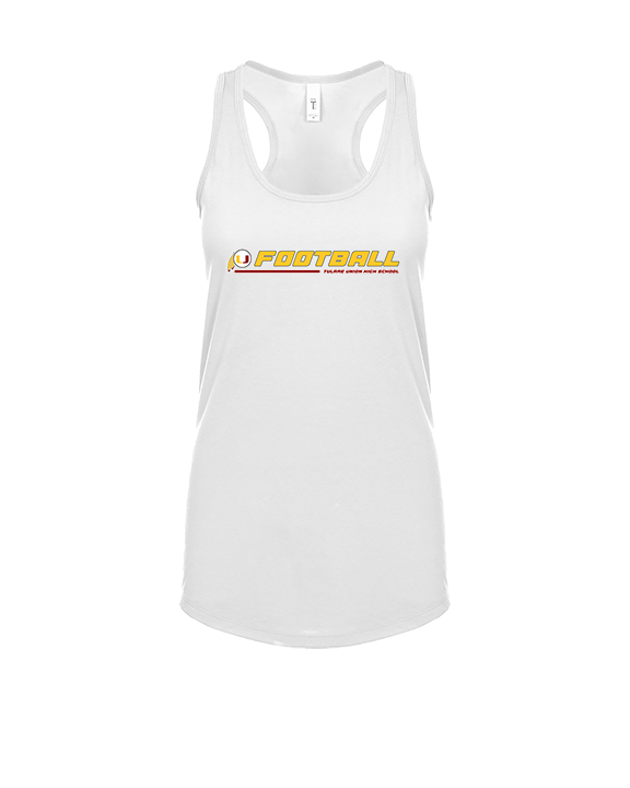 Tulare Union HS Football Line - Womens Tank Top