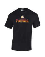 Tulare Union HS Football Splatter - Cotton T-Shirt