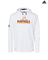 Tulare Union HS Football Splatter - Mens Adidas Hoodie