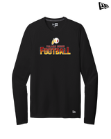 Tulare Union HS Football Splatter - New Era Performance Long Sleeve