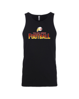 Tulare Union HS Football Splatter - Tank Top