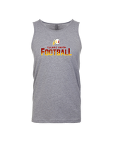 Tulare Union HS Football Splatter - Tank Top