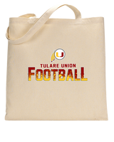 Tulare Union HS Football Splatter - Tote