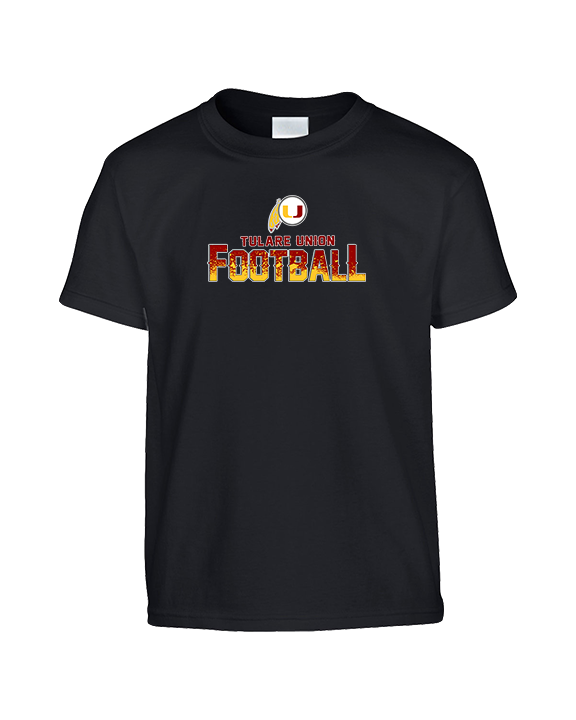 Tulare Union HS Football Splatter - Youth Shirt