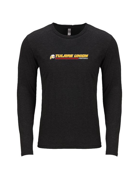 Tulare Union HS Football Switch - Tri-Blend Long Sleeve