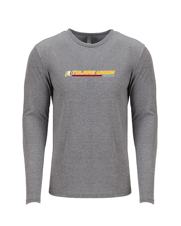 Tulare Union HS Football Switch - Tri-Blend Long Sleeve