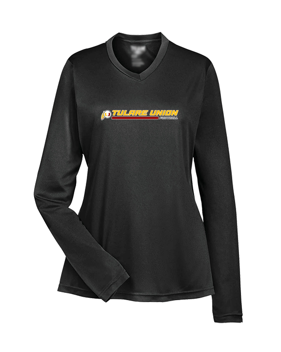 Tulare Union HS Football Switch - Womens Performance Longsleeve