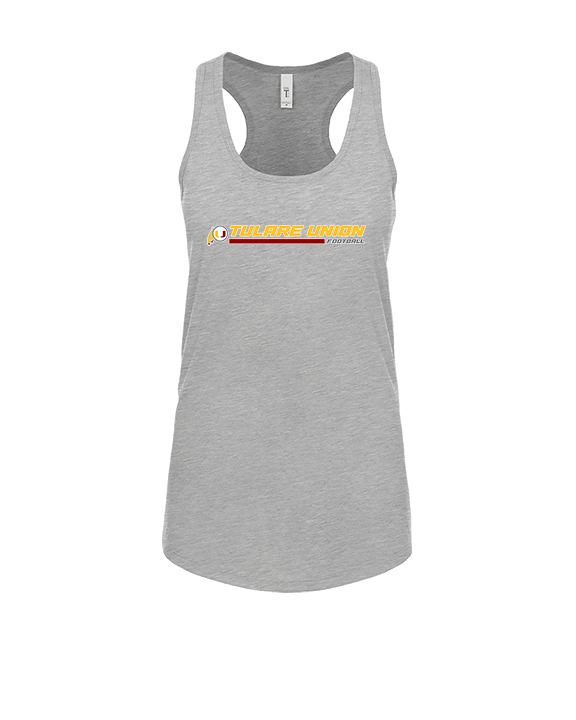 Tulare Union HS Football Switch - Womens Tank Top