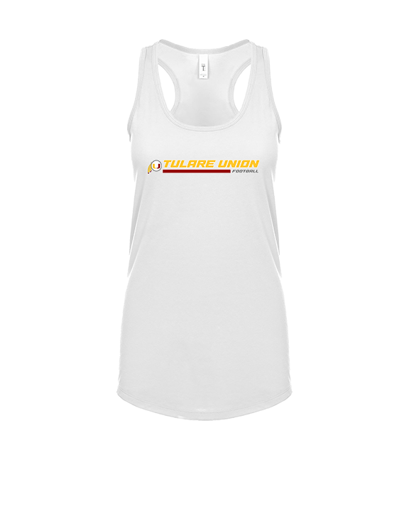 Tulare Union HS Football Switch - Womens Tank Top
