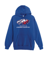 Turlock Christian HS XC Eagle - Cotton Hoodie