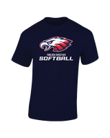 Turlock Christian HS SBALL Eagle - Cotton T-Shirt