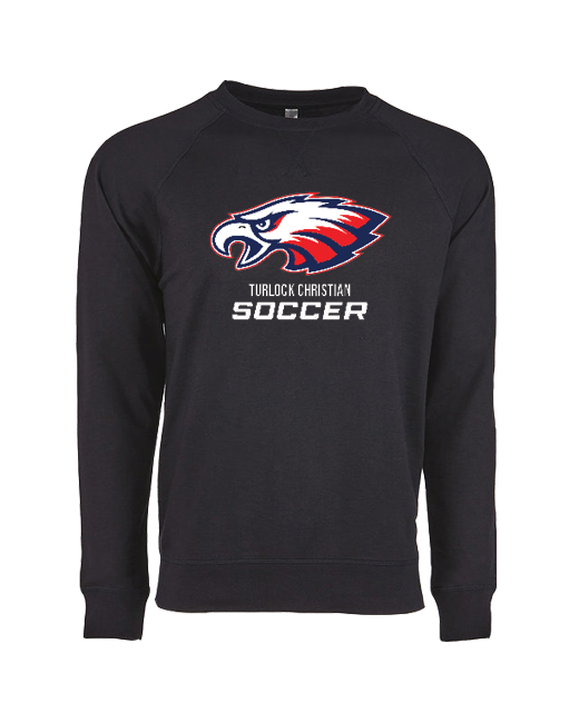 Turlock Christian HS SOCC Eagle - Crewneck Sweatshirt