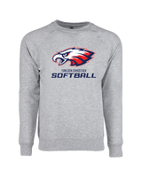 Turlock Christian HS SBALL Eagle - Crewneck Sweatshirt
