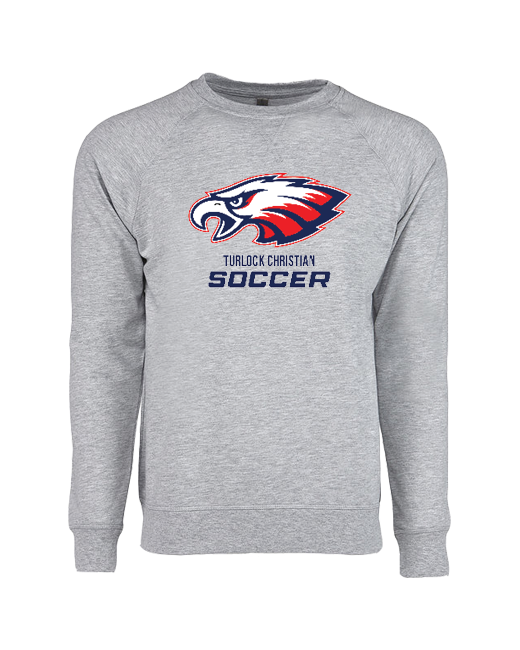 Turlock Christian HS SOCC Eagle - Crewneck Sweatshirt