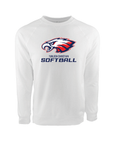 Turlock Christian HS SBALL Eagle - Crewneck Sweatshirt
