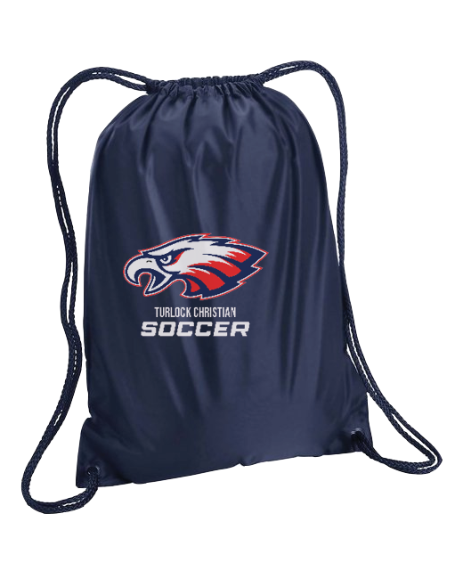 Turlock Christian HS SOCC Eagle - Drawstring Bag