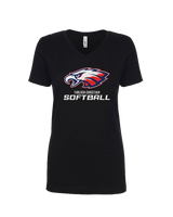Turlock Christian HS SBALL Eagle - Women’s V-Neck