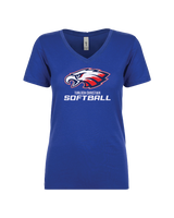 Turlock Christian HS SBALL Eagle - Women’s V-Neck