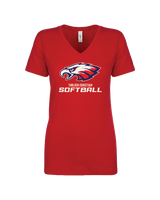 Turlock Christian HS SBALL Eagle - Women’s V-Neck