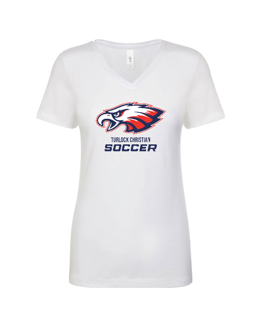 Turlock Christian HS SOCC Eagle - Women’s V-Neck