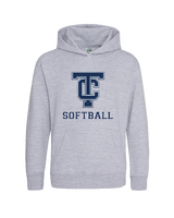 Turlock Christian HS SBALL Logo - Cotton Hoodie