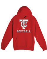 Turlock Christian HS SBALL Logo - Cotton Hoodie