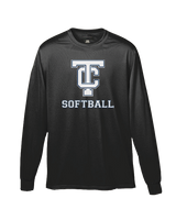 Turlock Christian HS SBALL Logo - Performance Long Sleeve