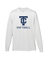 Turlock Christian HS SBALL Logo - Performance Long Sleeve