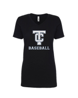 Turlock Christian HS BB Logo - Women’s V-Neck