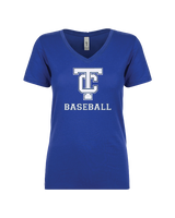 Turlock Christian HS BB Logo - Women’s V-Neck