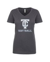 Turlock Christian HS SBALL Logo - Women’s V-Neck