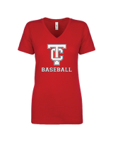 Turlock Christian HS BB Logo - Women’s V-Neck