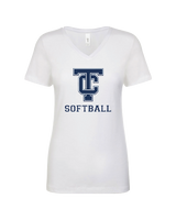 Turlock Christian HS SBALL Logo - Women’s V-Neck