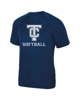 Turlock Christian HS SBALL Logo - Youth Performance T-Shirt