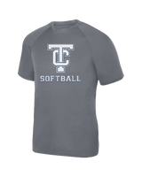 Turlock Christian HS SBALL Logo - Youth Performance T-Shirt