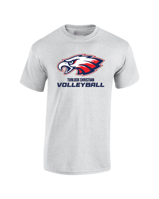 Turlock Christian HS GV Eagle - Cotton T-Shirt