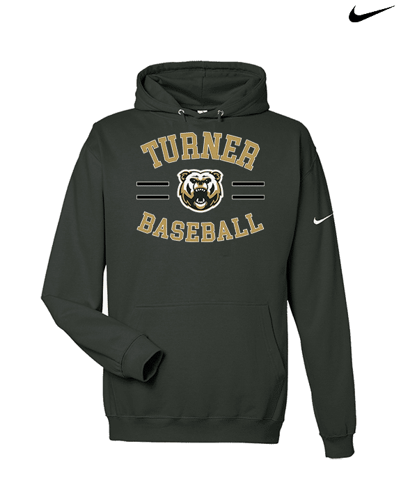 Turner HS Baseball Curve - Nike Club Fleece Hoodie